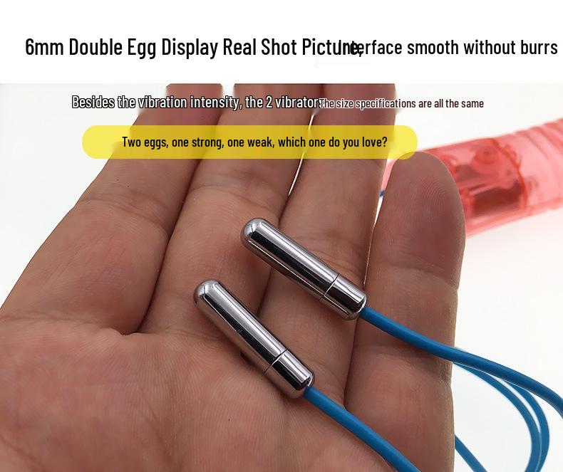 Doppelt vibrierender Urethraltrainer aus Edelstahl für Männer und Frauen