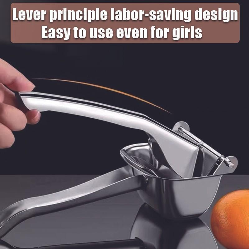 304 Stainless Steel Juice Extractor Home Outdoor Portable Fruit Juicer Manual Orange Juice Squeezer Kitchen Tools