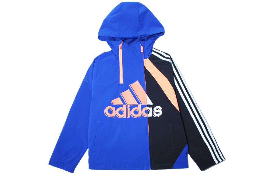 Adidas Jacket Boys And Girls Blue Kids  HS1018 140