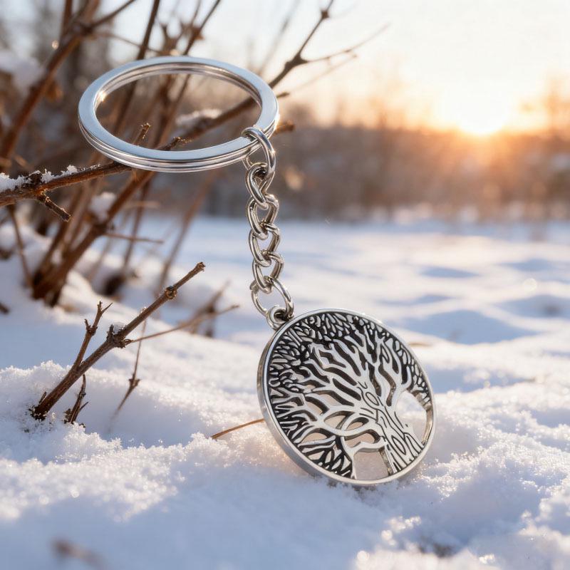 Скандинавский Викингский Древо Жизни Сплав Подвеска Брелок Украшение Electroplated