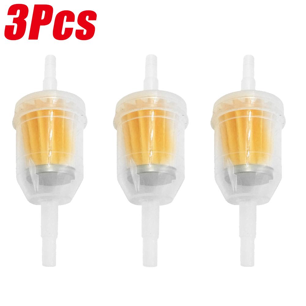 3Pcs Universal Gasoline Gas Fuel Filter Car Inner Fuel Filters Motorcycle Scooter Gasoline Oil Filter Tool Moto ATV Fuel Filter