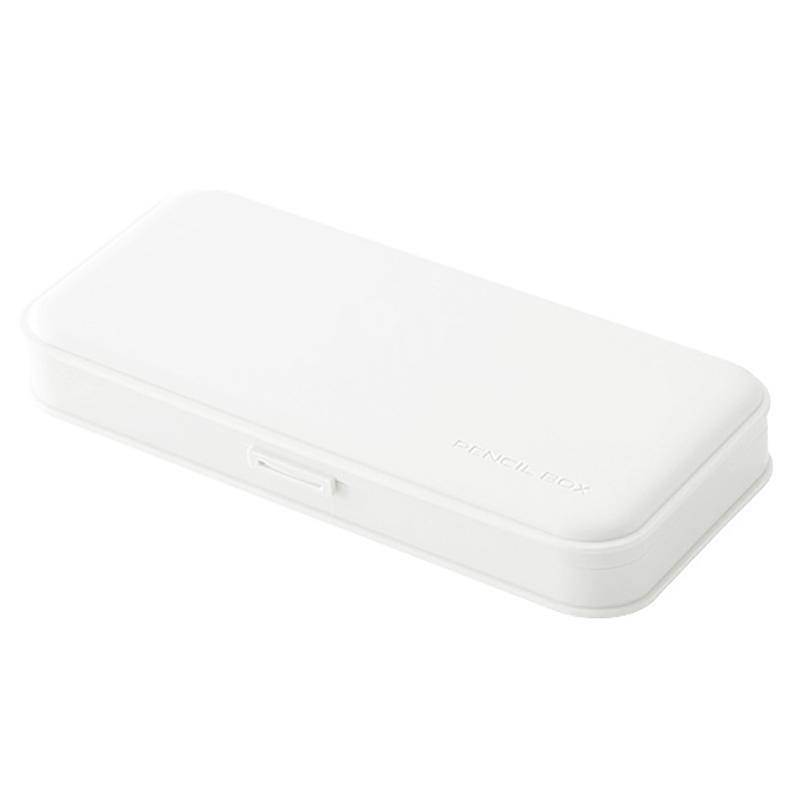 Macaron Pencil For Case Multifunctional Stationery Frosted Pp Plastic Pencil Pen Storage Box Cosmetic Storage For Case