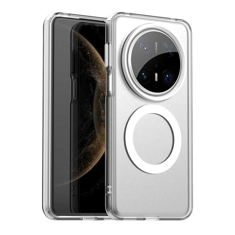 For Huawei Mate 70 Pro Case For Huawei Mate 60 70 Pro+ Cover Translucent Candy Color Matte Magnetic Shockproof Protective Bumper