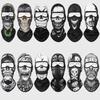 Warmer Skull Print Multi-function Headwear Moto Full Face Mask Helmet Liner Motorcycle Balaclava
