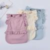 Cotton Dog Dress T-shirt Spring Summer Cat Dog Clothes Puppy Costumes Yorkshire Pomeranian Bichon Poodle Schnauzer Pug Clothing