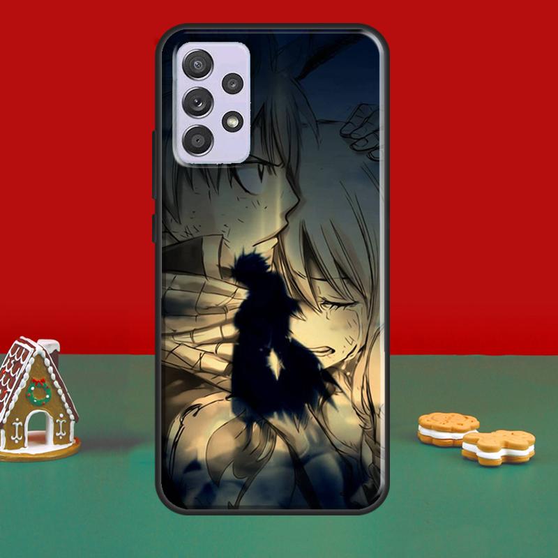 Natsu Erza Fairy Tail Case For Samsung A51 A71 A50 A70 A41 A31 A11 A10 A52S A21S A12 A22 A32 A42 A52 A72 Cover
