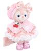Teddy Bear Mail Order Alice Linabelle Dress-Up Costume with Duffle Cape and Floral Print Dress (Pink) (Size Small)