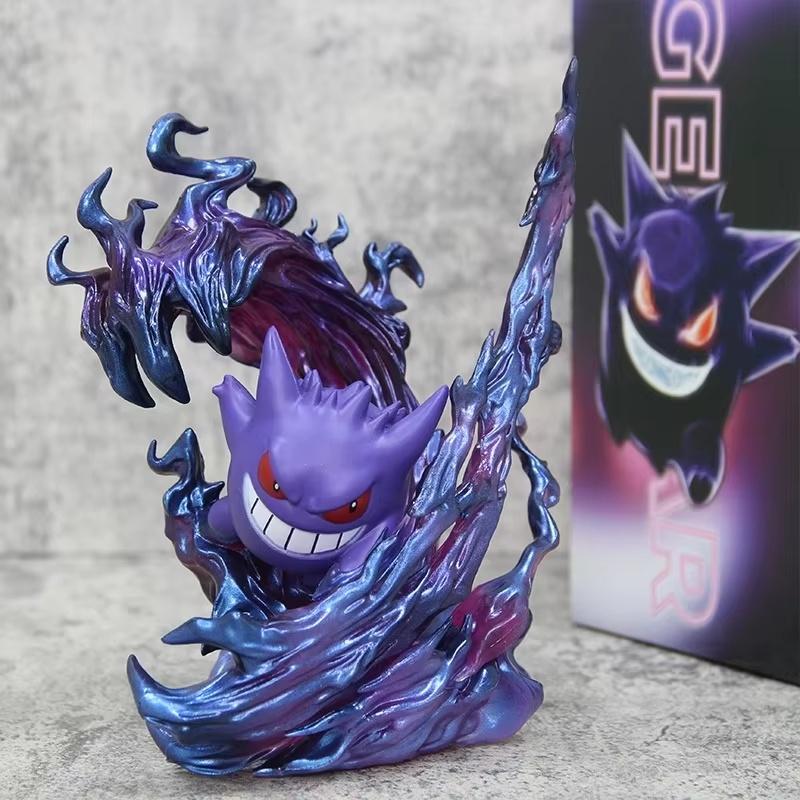 Gengar 18Cm Figure Anime Action Model Collectible Statue For Display Halloween Christmas Birthday Gift For Kids Adults Children's Birthday Gift