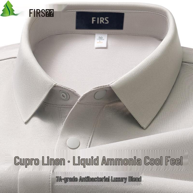 FIRS Men s Cupro Blend Cooling Short Sleeve Polo Shirt XL
