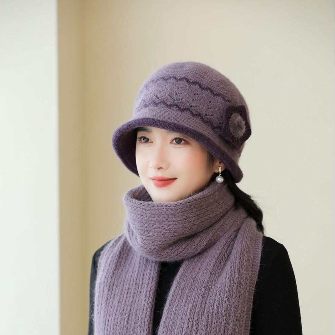 

Осень и Зима Люди Шапка Рыбака Женская Универсальная и Модная Вязаная Шерстяная Шапка Утолщенная Холодная и Теплая Шляпа-Ведро One size