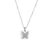 Women's Butterfly Zirconia Clavicle Necklace: Elegant, Fashionable, Titanium Steel Jewelry