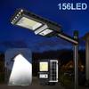 Solar LED Street Light Super Bright Outdoor 156LED Solar Powered Wall Lamp Waterproof Motion Sensor Garage Garden Fence Floodlig