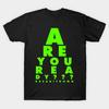 T-shirt da uomo nera stampata R U Ready Stampa su carta transfer senza taglio T-shirt in cotone