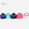 Engagement Ring Travel Case Holder Keychain with Secure Cylindrical Slot, Waterproof Portable Jewelry Pouch for Outdoor Case, Lightweight Storage Box