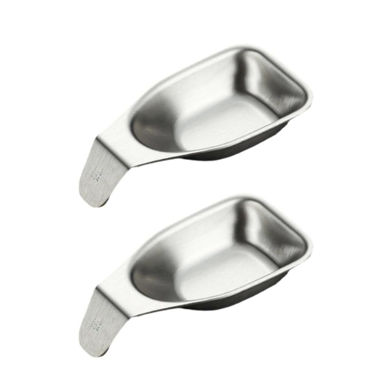 

2pc Small Sauce Dishes With Sandblasted Finish Multipurpose Dipping Bowls For Home Cooking BBQ Party Essential S
