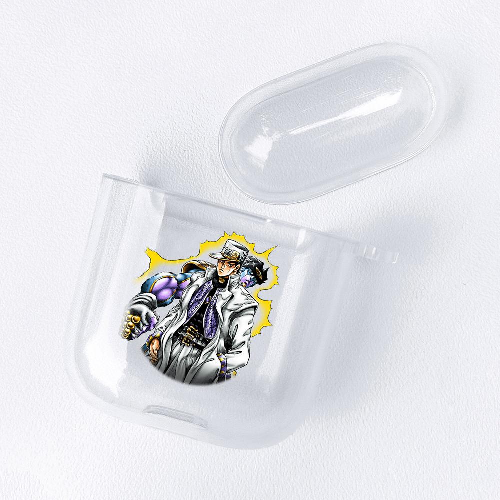 Anime Manga JoJos Bizarre Adventure Soft TPU Case for AirPods 3 2 1 Pro Cute Transparent Airpod Pro Airpod Cases Luxury