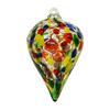 High Borosilicate Glass Spheres Hand Blown Ball Ornament, Colorful Christmas Hanging Decoration Handmade Ornaments for Tree, Window, Patio,
