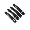 For Renault Kadjar 2015 2016 2017 2018   Gloss Black Chrome Car Door Handle Cover Catch Cap Trim Molding Accessories