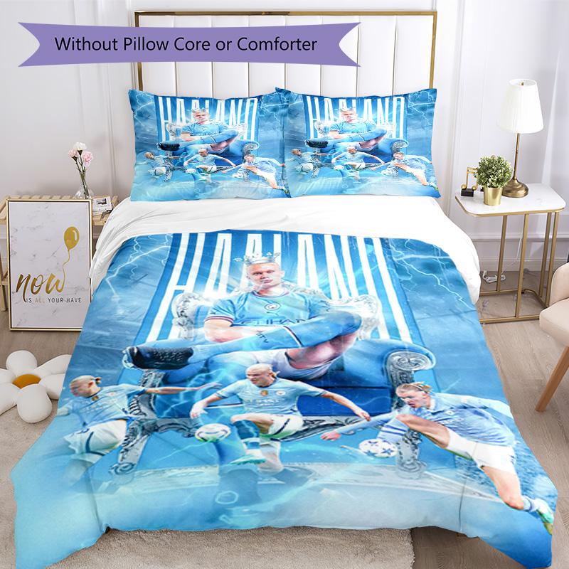 Haaland Duvet Cover Set Design For Playroom Soft Fabric Perfect Gift For Friends Family