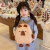 Capybara Cartoon Backpack Kindergarten Lightweight Travel Bag Gift Children