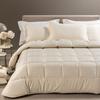 Double Bed Quilt Clear In Jacquard Satin 265X265 300 Gr/mq