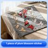 Schöner gestickter Pflaumenblüten-Blumenflicken zum Aufbügeln oder Annähen Applikation Motiv Handwerk