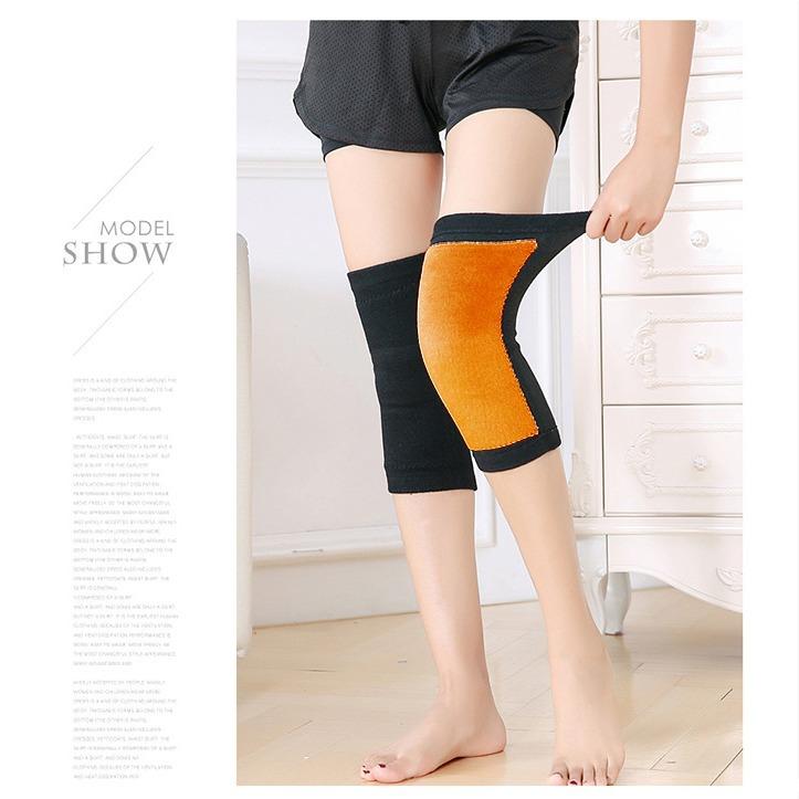 Sports Knee Pads Jinrong Warm Knitting Four-sided Elastic Leg Pads for The Elderly Cold Legs Pressurized Fixed Knee Joint Cover
