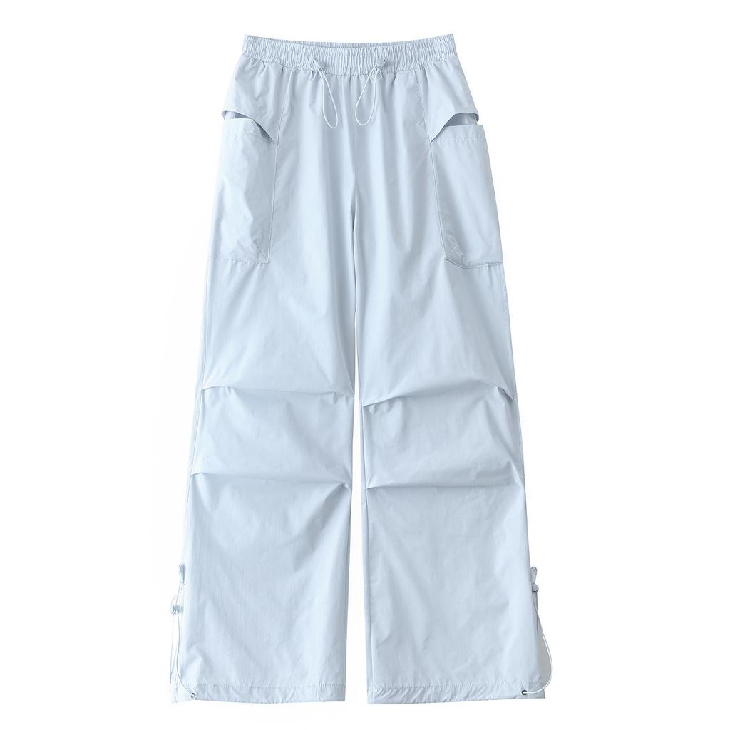 Damen Schnelltrocknende Weitbeinige Fallschirmjägerhosen - Frühling/Sommer Wasserdicht, Atmungsaktiv Outdoor Sportbekleidung