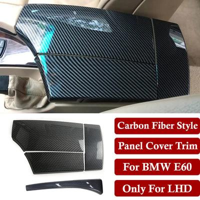 BMW 5 Serisi E60 E61 2004-2010 Orta Konsol Kol Dayama Kutusu Kapağı için ABS Konsol Yan Şerit Döşemesi
