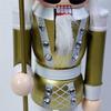 Merry Christmas Decorations Nutcracker Figurine Wooden Soldier King Puppet Ornament for Indoor Winter Table Centerpiece
