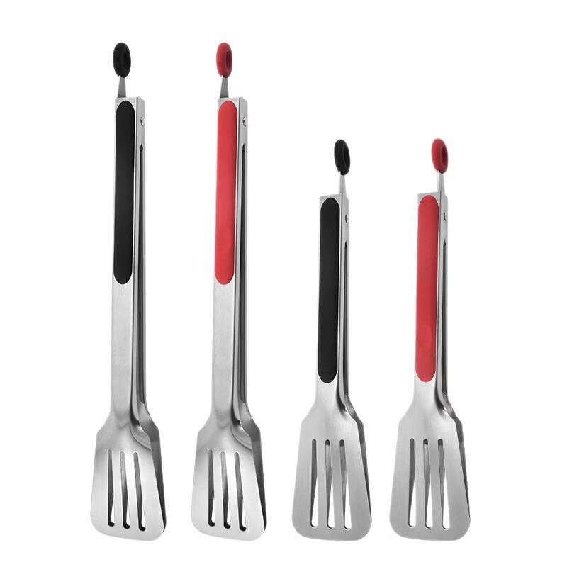 Durable Stainless Steel Spatula Tongs Set