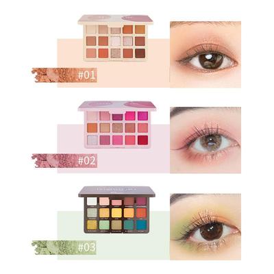 Holen Sie sich ein atemberaubendes Augen-Make-up mit dem 15-farbigen Matt- und Schimmer-Lidschatten von Joom