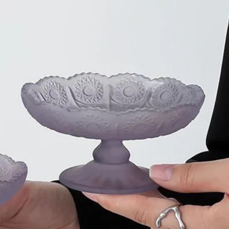 Europeisk Lett Luksus Krystallglass Kakestativ Fruktfat Snacksbrett Dessert Holder for Bryllup Høyfotet Cupcake Utstilling