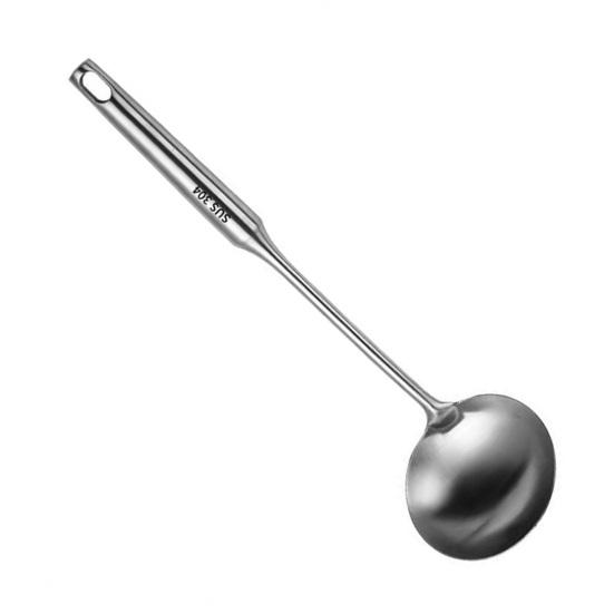 Stainless Steel Spatula Turner Heat-Resistant Soup Ladle Spatula Set Anti-Slip Grip Kitchen Cooking Utensils