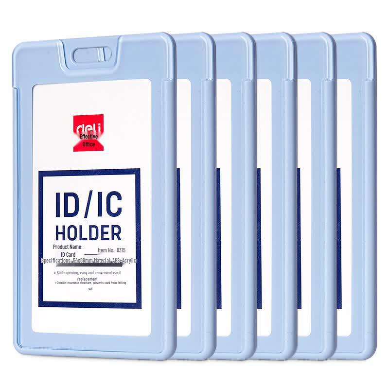 Deli 8315 Soft ID Card Holder with Lanyard