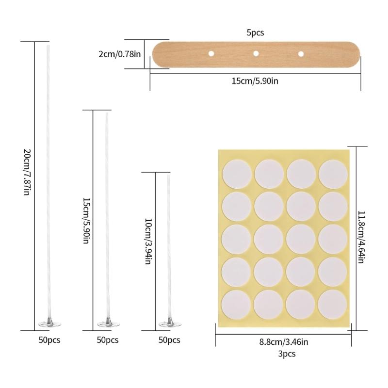 Essential Cotton Candle Wick for DIY Craft Candle Making 10cm/4inch,15cm/6in 20cm/7.87in Candle Wick Candlemaking Tool