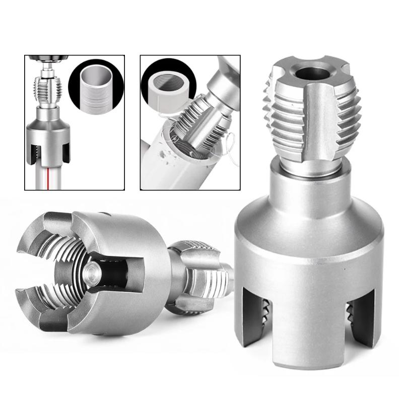 Scule pentru filetat țevi DN15/20 Coadă hexagonală Filieră Filete interne externe 1/2 și 3/4 INCH Țevi de apă PPR PVC MPP Demontabile