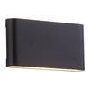 Modern Outdoor Waterproof LED Wall Light - Minimalist Ultra-thin Double-Head Design for Courtyard, Corridor, Bedroom, or Living Room.