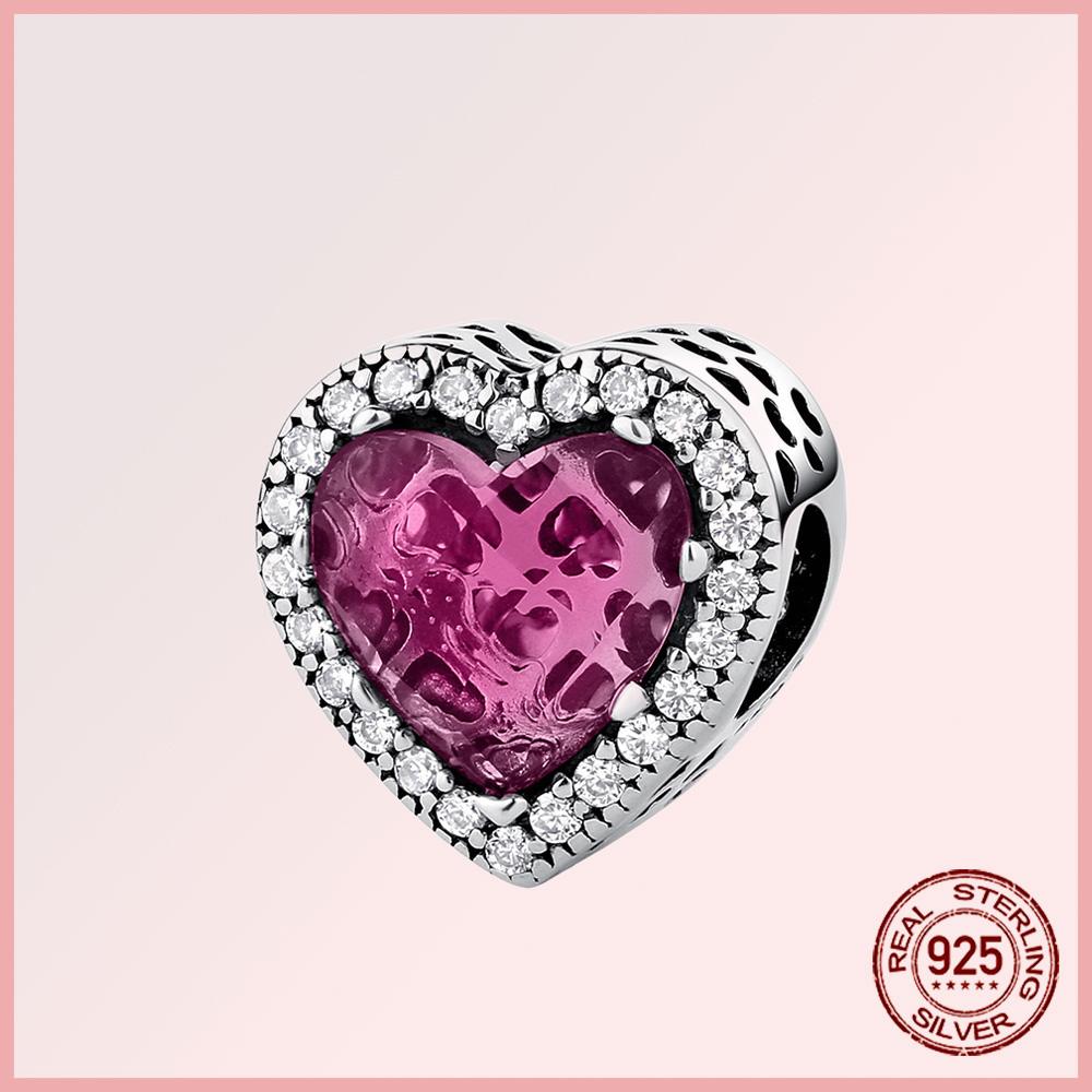 Sparkling Pavé Angel Wings Copper Dangle Charms Fit Original Bracelet Beads Jewelry Gift Diy