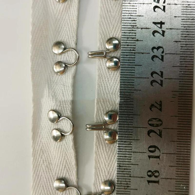 2 metry 4 cm široká Černá Bílá Bavlněný popruh Očko Kovová přezka Ořezávání Oděvy pro kutily Bytový textil Doplňky šití
