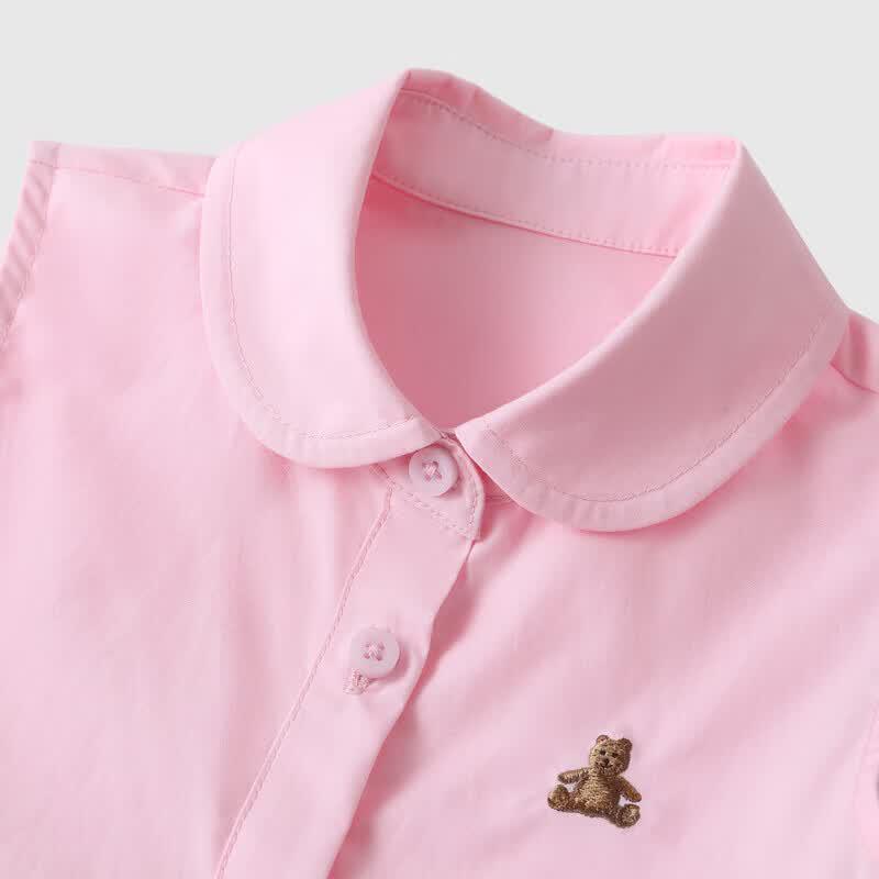 GAP Toddler Girls' Sleeveless Cotton Bear Shirt Dress