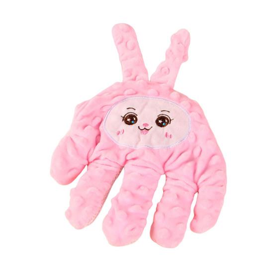 Baby Schnuller Handfläche Plüsch Beruhigende Handfläche mit sanftem Klopfen Fernbedienung Weiches Säuglings Beruhigungsspielzeug Schlafhilfe für Neugeborene Mädchen Jungen