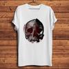 Vikings Skull Gothic TShirtHomme Unisex White Casual Short Sleeve Cool Streetwear TshirtUnisex Tee Breathable Print