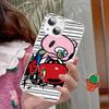Cute G-Gloomy B-Bear For IPhone 14 13 12 Mini 11 Pro XS Max X XR 14 Plus Tempered Glass Cover