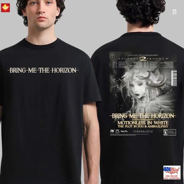 

New Apparel Bring Me The Horizon Ascension Program 2 Tour 2025 Two Sided TShirt Unisex T-Shirt XL