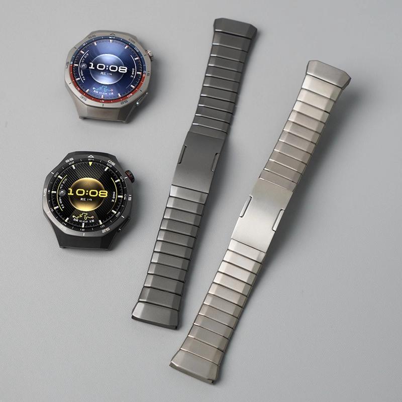 Dla Huawei Watch GT 6 Pro 46mm pasek Metalowa Luksusowa Bransoleta pasek correa Huawei Watch GT6 Pro Oryginalny 1:1 Tytanowy pasek bez szczelin