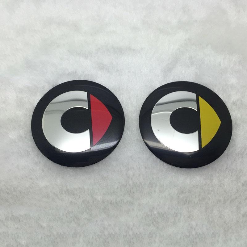Car 565mm 4pcs Styling Aluminum Car Wheel Center Hub Cap Stickers Smart For Wheel Center Cap