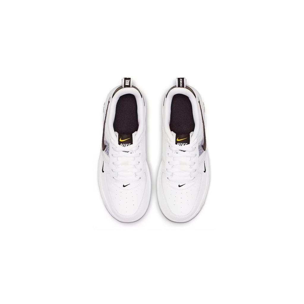 New Nike Air Force 1 Low Utility White Black PS AV4272-100