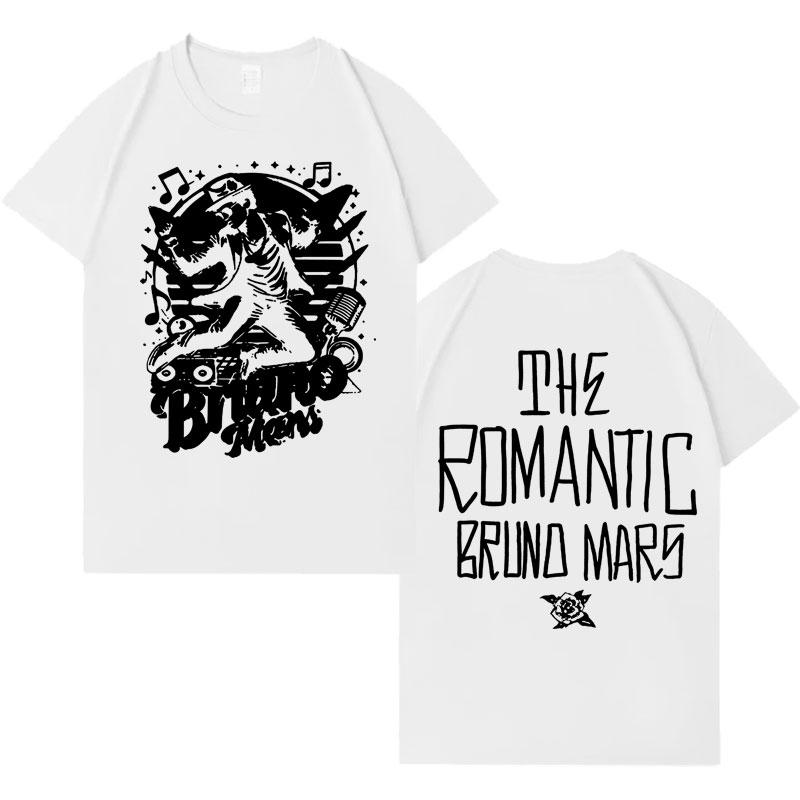 Rapper Bruno Mars Hip Hop Music Graphics Tshirts Mens Womens Casual High Quality Short Sleeve Tee Shirt Crewneck Cozy Streetwear