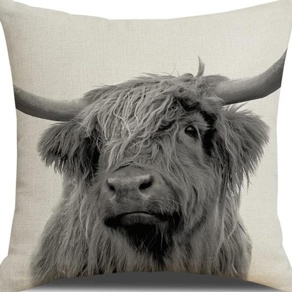 

Новая креативная мультяшная наволочка с изображением животного коровы с фермы, украшение для дома, гостиная, подушка для автомобиля 45 * 45Cm (without pillow core)